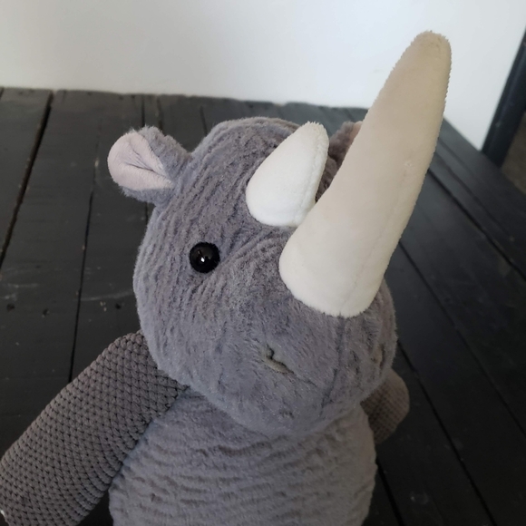 Scentsy Buddy Grey Ruby Rhino Stuffed Animal Plush Toy Rhinosaurus Lovie Lovey - Picture 12 of 12